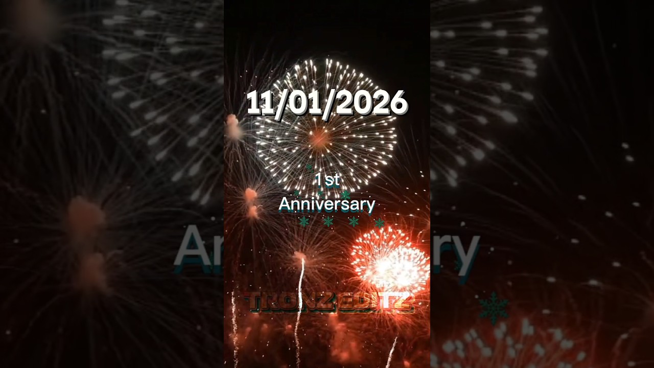 1st anniversary of our tronz editz🐼| Thanks for watching|