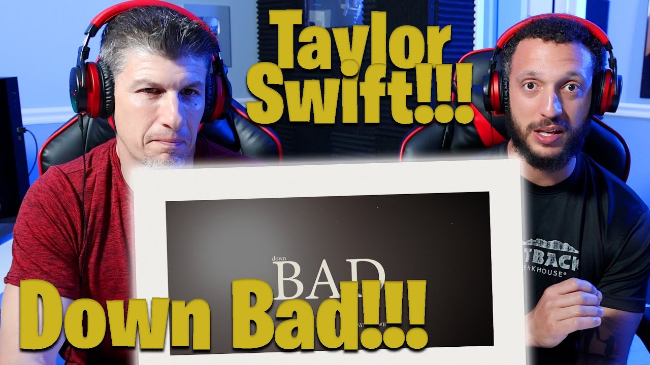 Реакция на песню Тейлор Свифт "Down Bad" (официальное видео с текстом песни)!!!