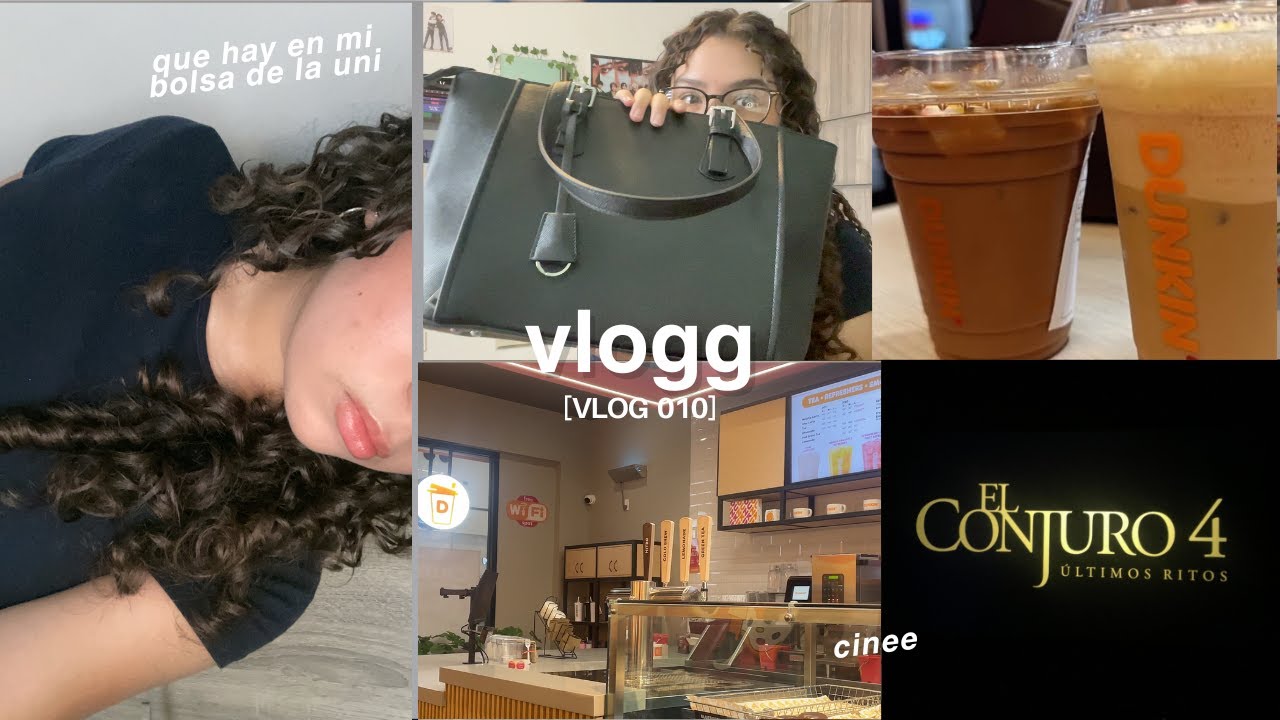 Daily vlog - que hay en mi bolsa de la uni + cine + café 🪷