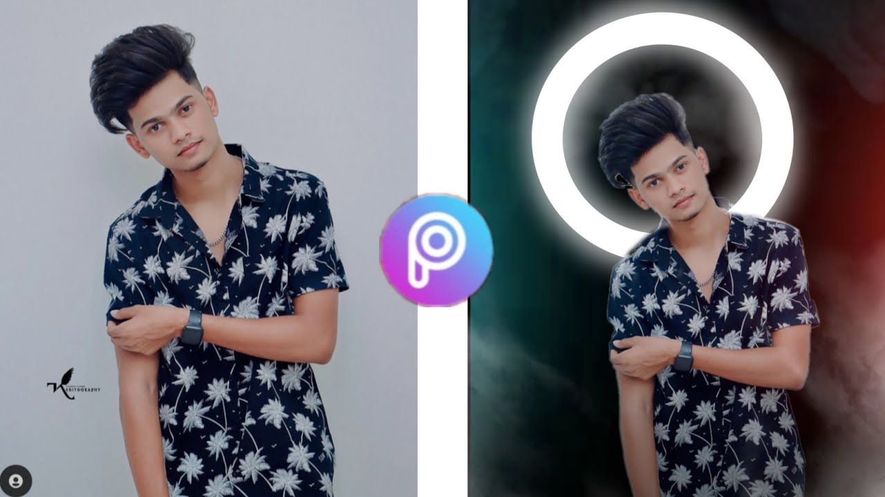 Ring light photo editing in Picsart / Picsart se photo edit kaise kare / Picsart tutorial /