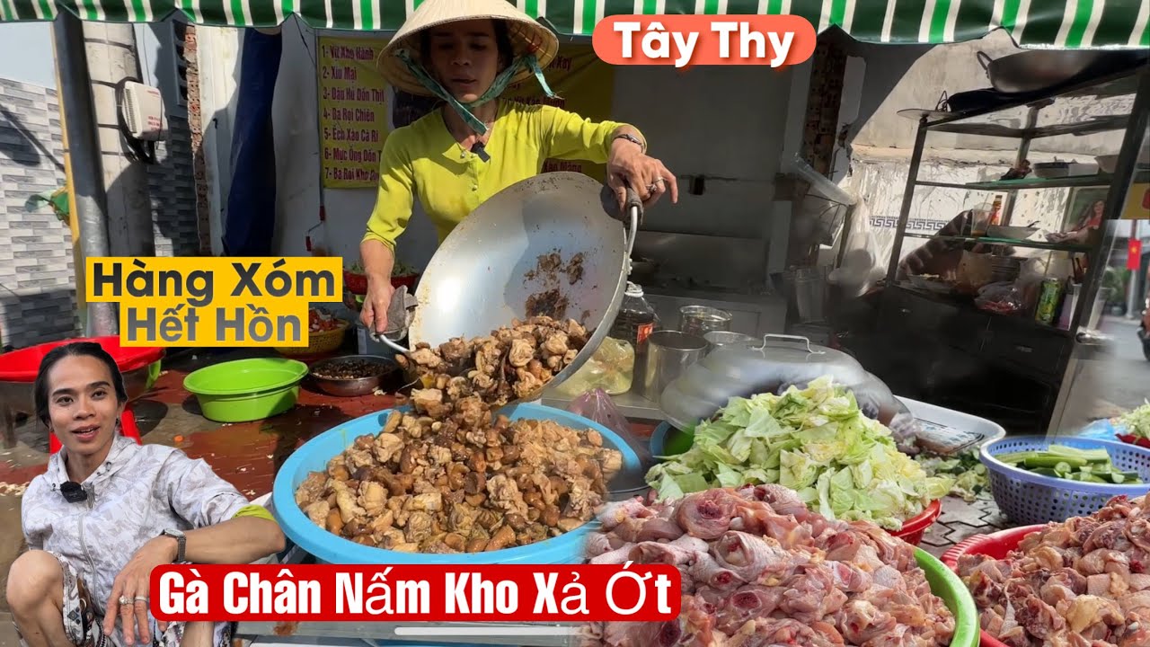 Thơm Lừng Gà Chân Nấm Kho Xả Ớt,Tây Thy Làm Nồi khổ Lồng Khiến Hàng Xóm Choáng Váng