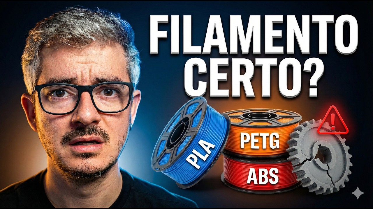 Como escolher o filamento para Impressão 3D | Pablo Queiroz