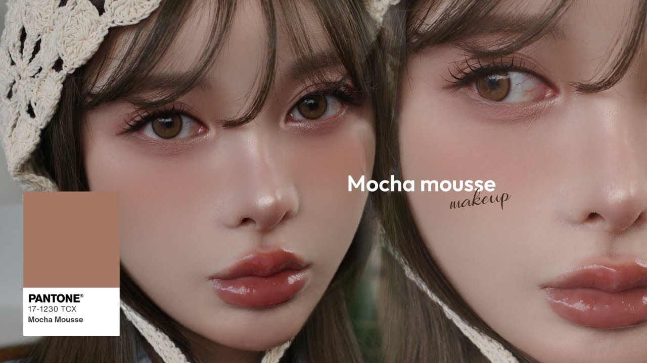 今年のトレンドカラー知ってる？モカムースメイク☕️🤎