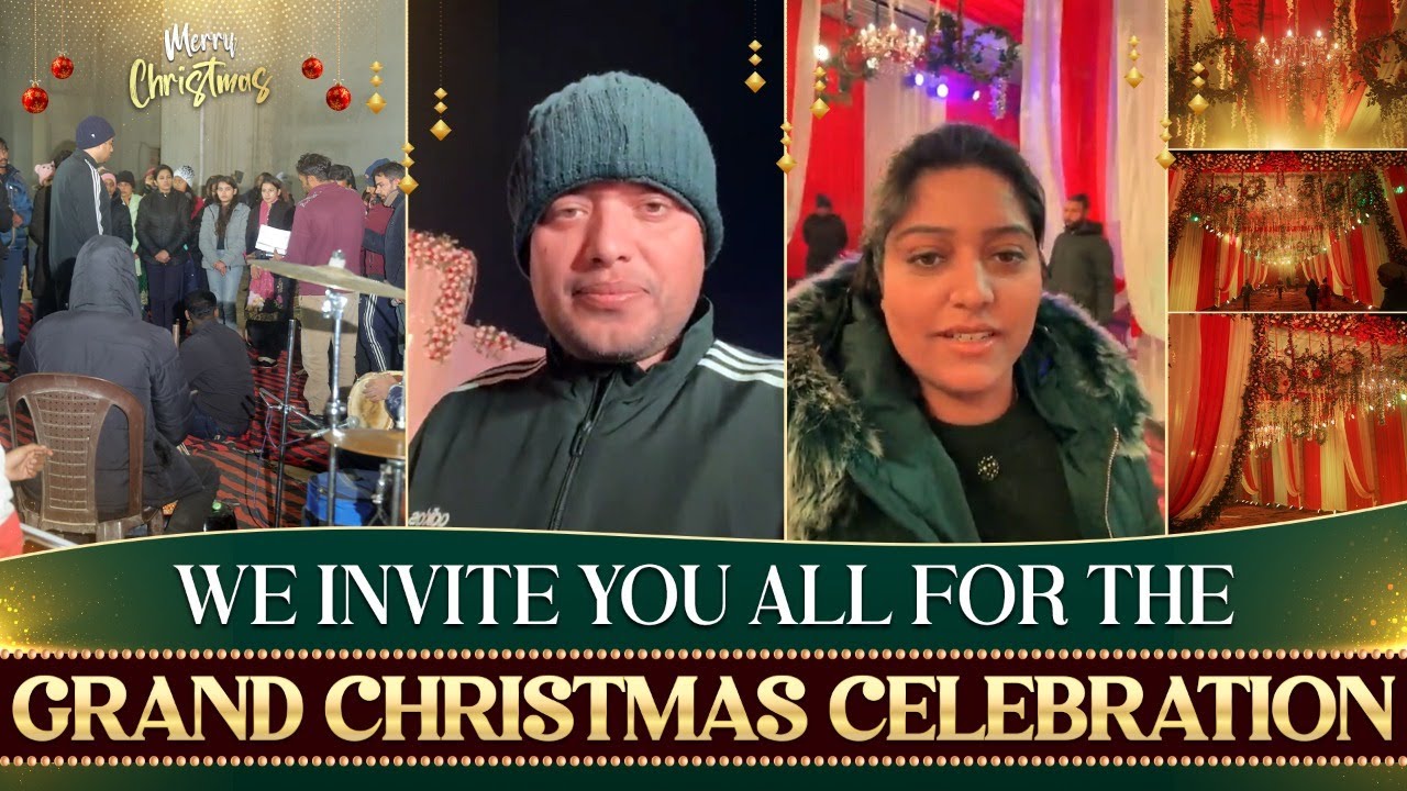 WE INVITE YOU ALL FOR THE GRAND CHRISTMAS CELEBRATION || ANKUR NARULA MINISTRIES
