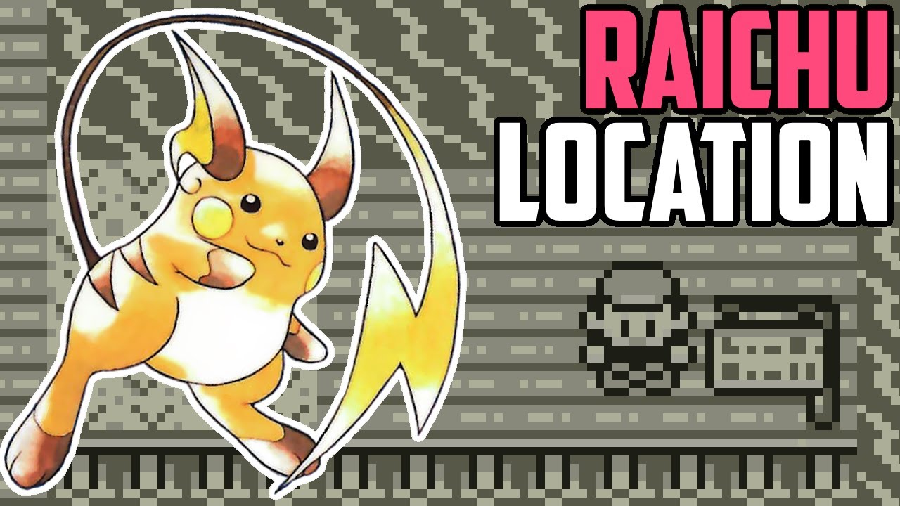 Как поймать Райчу — Pokémon Red & Blue