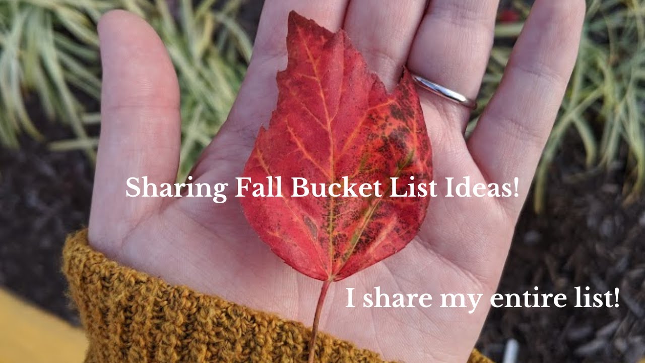 Sharing my fall bucket list for 2023!