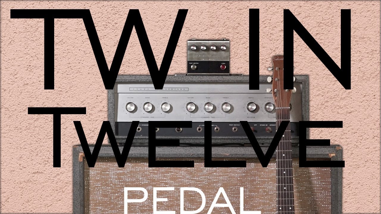 This GEM from the past gives you something UNIQUE. Jackson Audio X Silvertone 1484 Twin Twelve Pedal