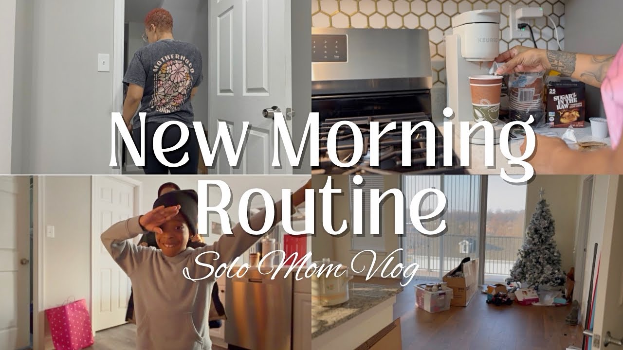 My New Morning Routine in My New House🏠 | Solo Mom Vlog