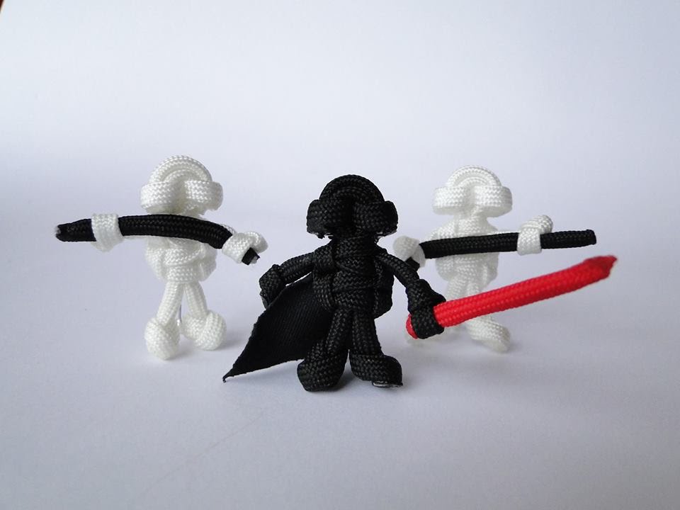 How to Make a Star Wars Themed Paracord Buddy- Darth Vader Without plastic head
