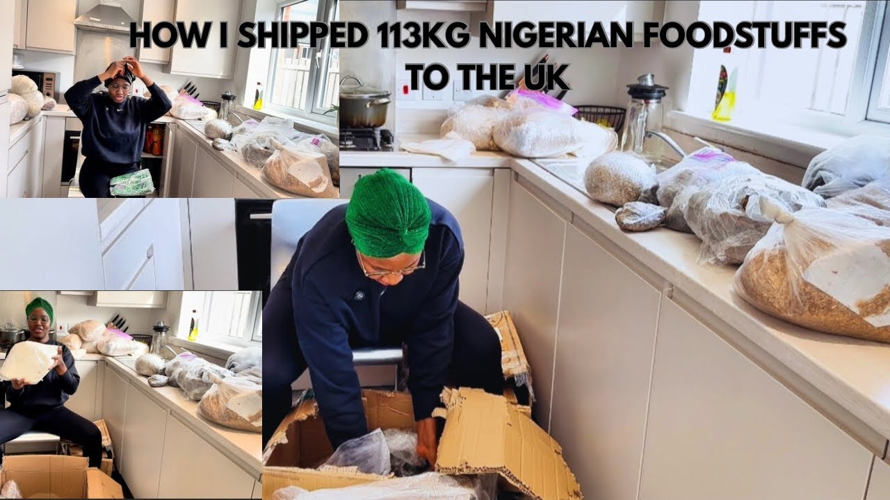 How To Ship Nigerian Foodstuffs To The Uk Without Restrictions… 113KG OF RAW NIGERIAN FOOD