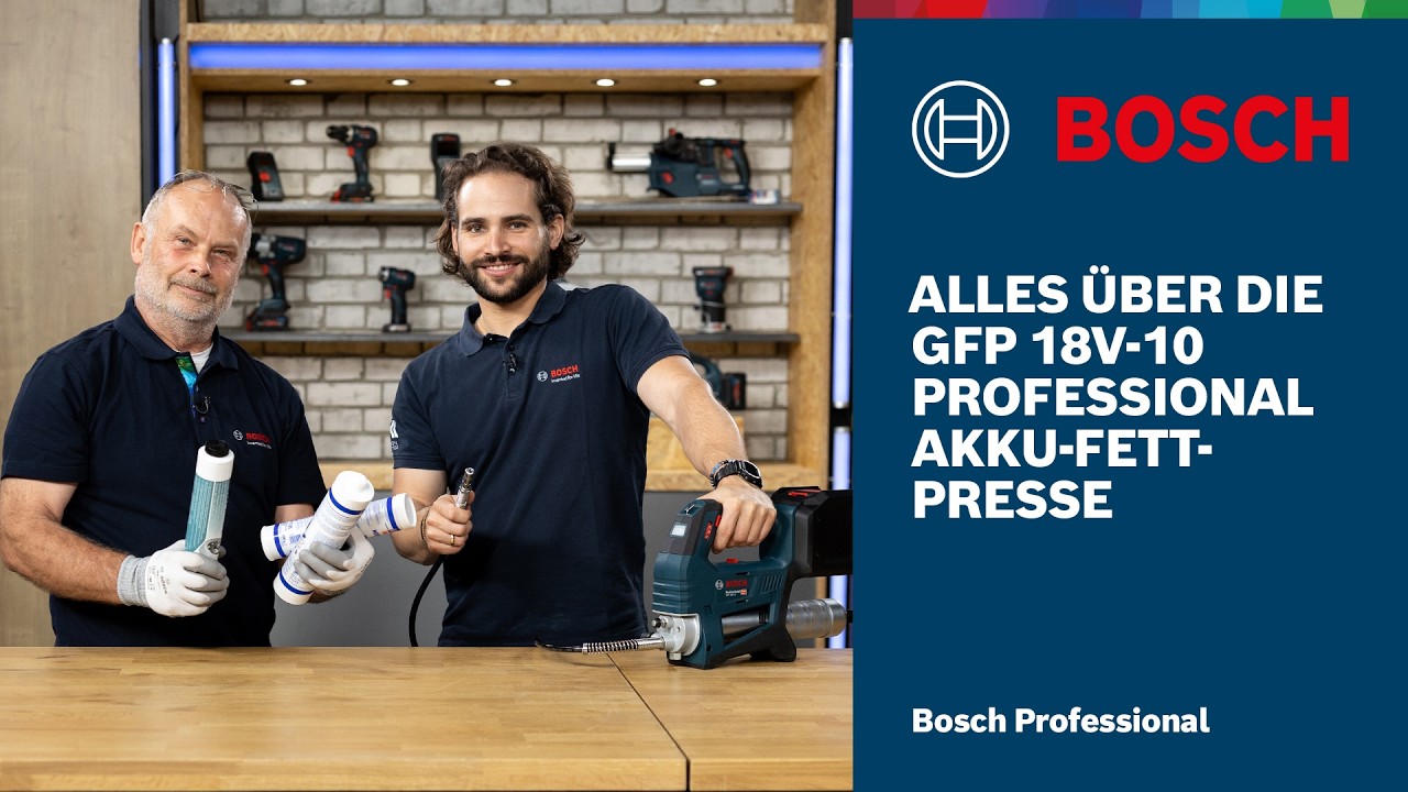 Alles &uuml;ber die GFP 18V-10 Professional Akku-Fettpresse
