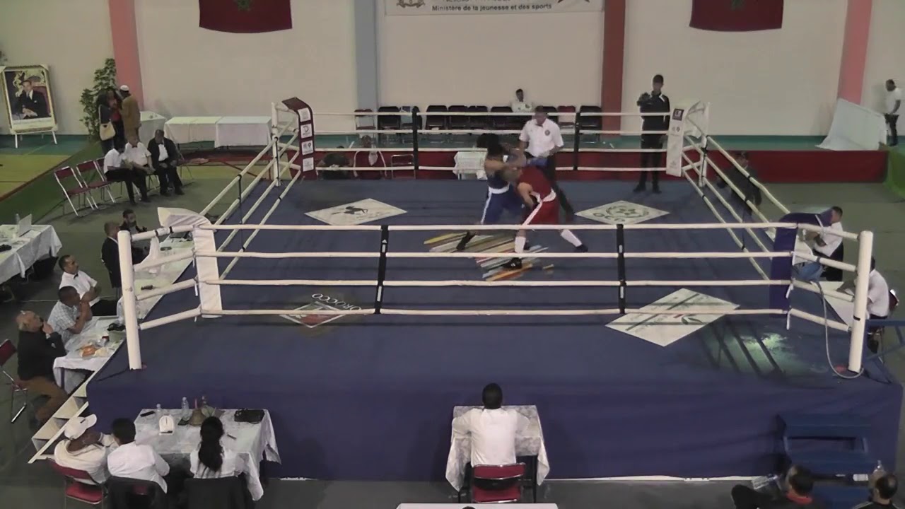 Boxe Demi Final Senior/Rouissi Hamid Vs Bouaajaj Abdel Ouahed