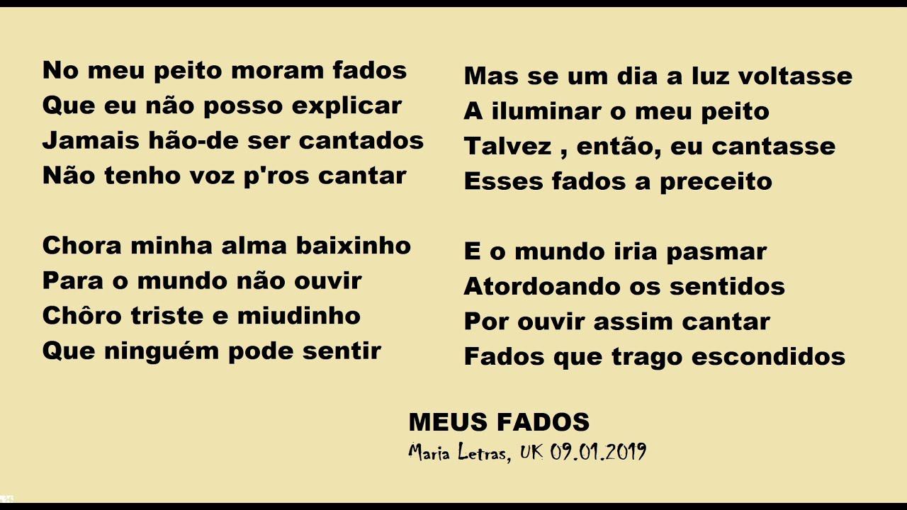 MEUS FADOS