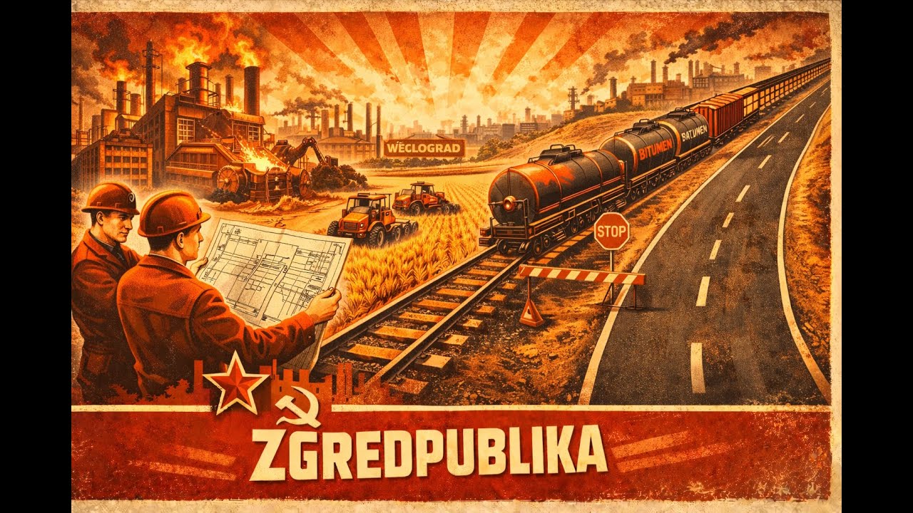 Zgredpublika #9 – Plan huty 🏭 Kolej rośnie, bitum stop, droga do Węglogradu