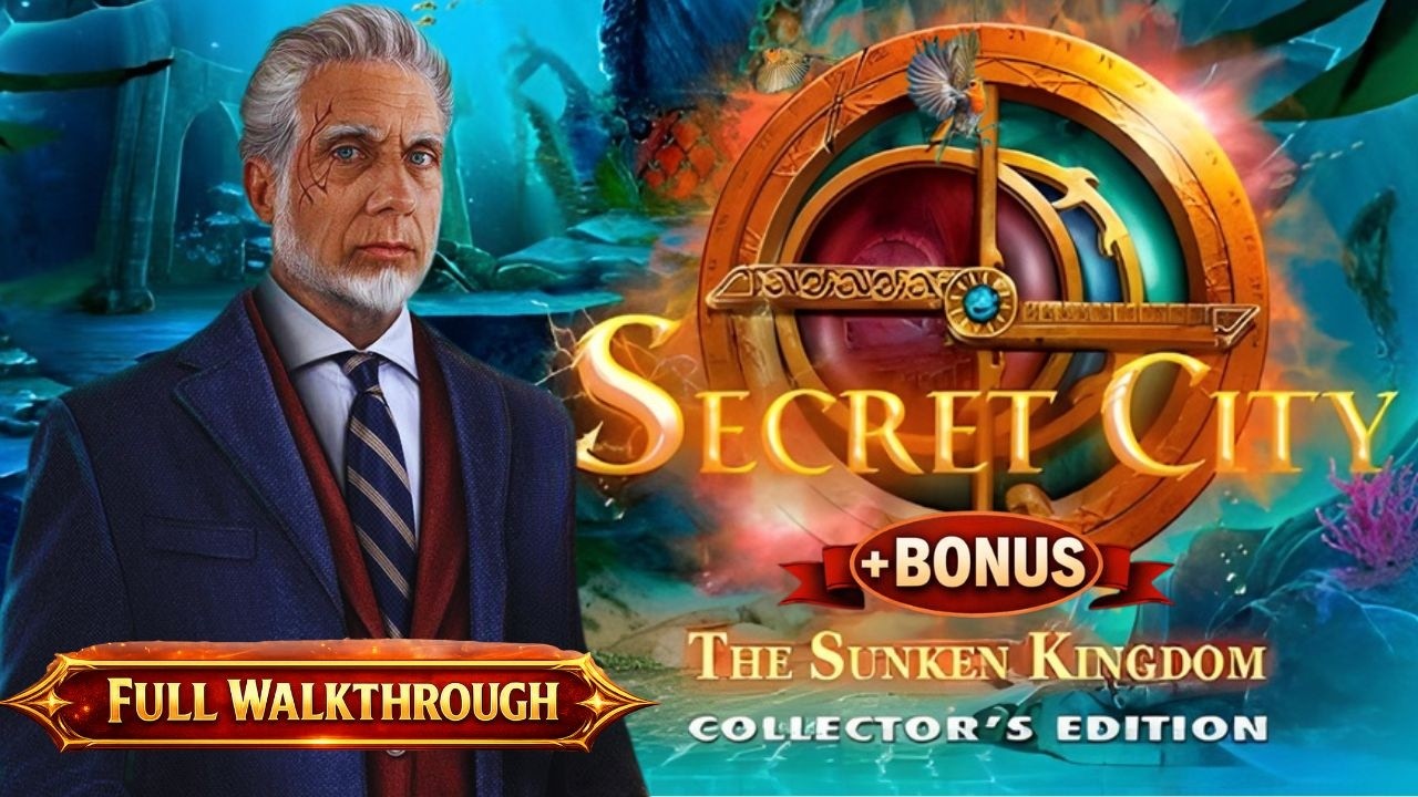 Secret City 2: The Sunken Kingdom FULL Walkthrough + Bonus Let's Play | ElenaBionGames