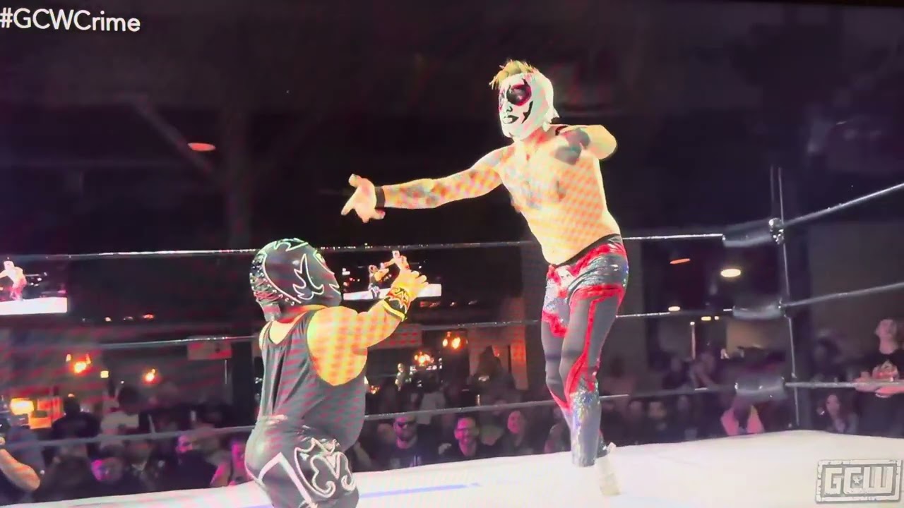 GCW Crime Wave-Danhausen vs Microman.