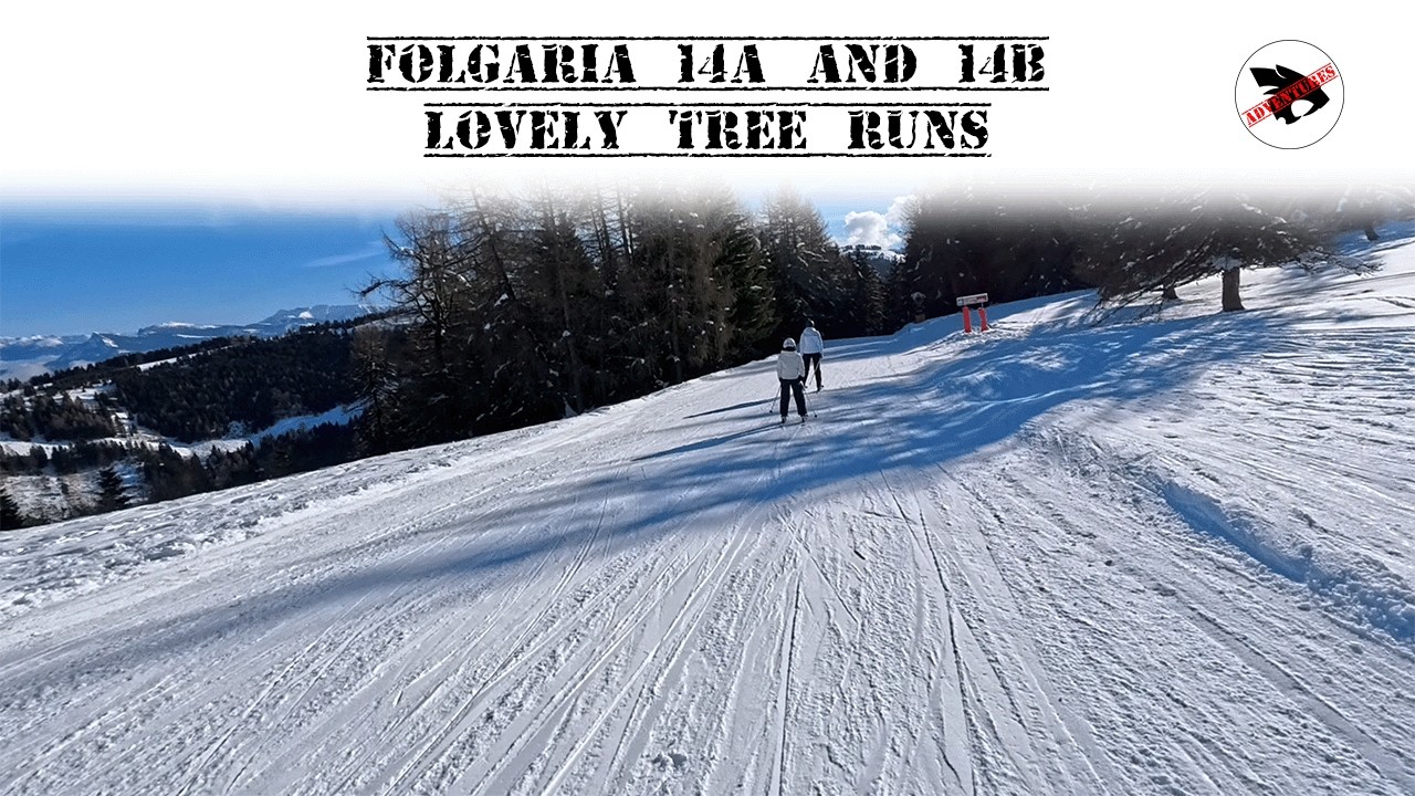 Folgaria 14A and 14B - fun and easy blues (beginners perspective) - Day 1