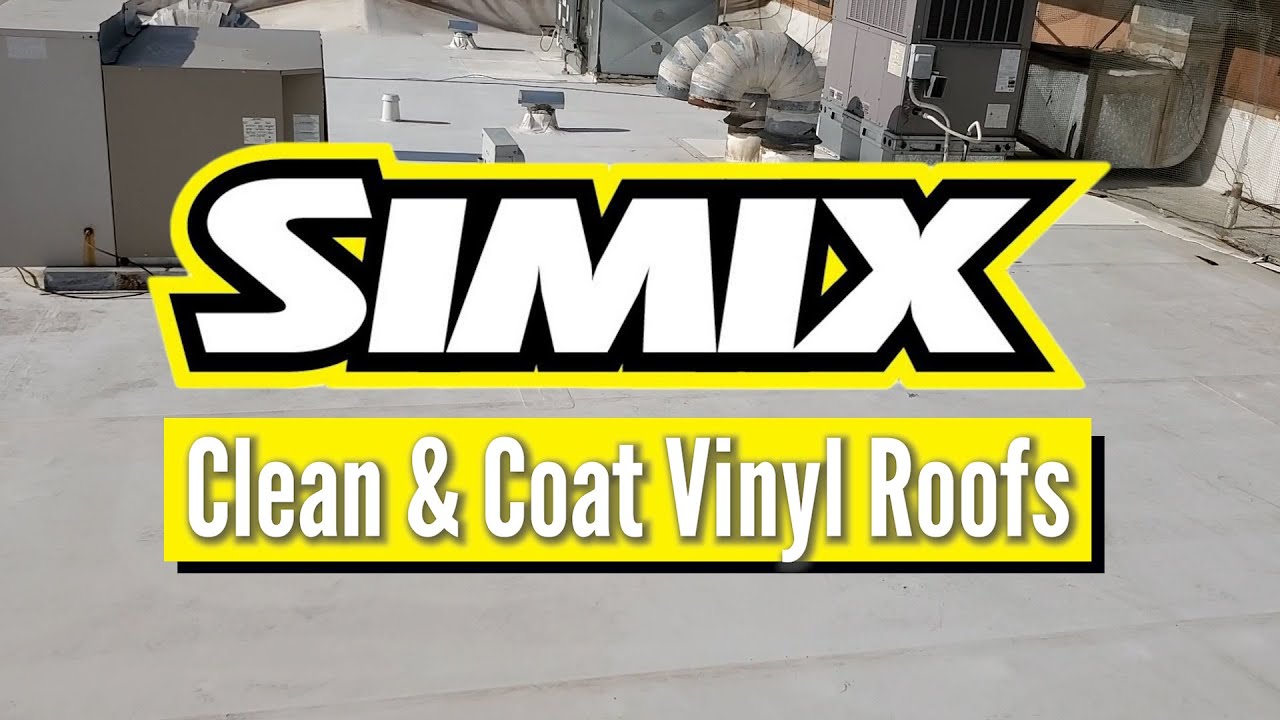 How to Clean and Coat a White Vinyl Membrane Roof Using Simix