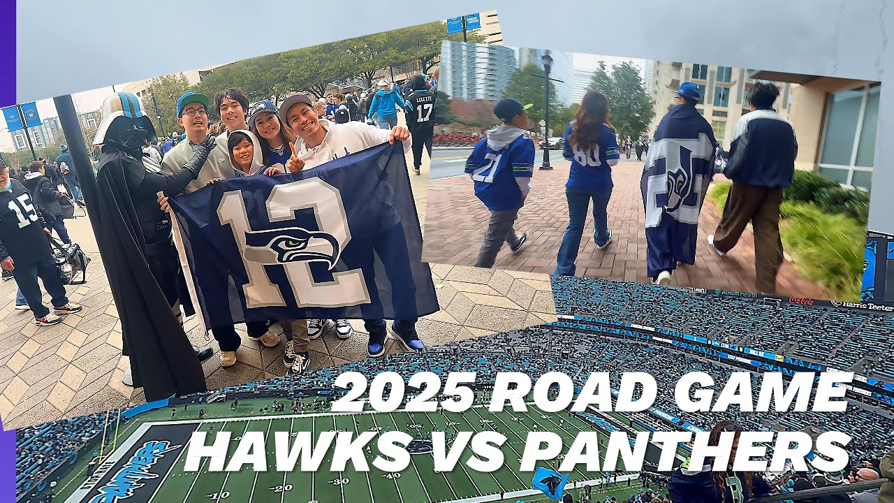 It’s GAME DAY in Charlotte — and the 12s showed OUT. 🔥| 2025 SEAHAWKS vs PANTHERS 🏈