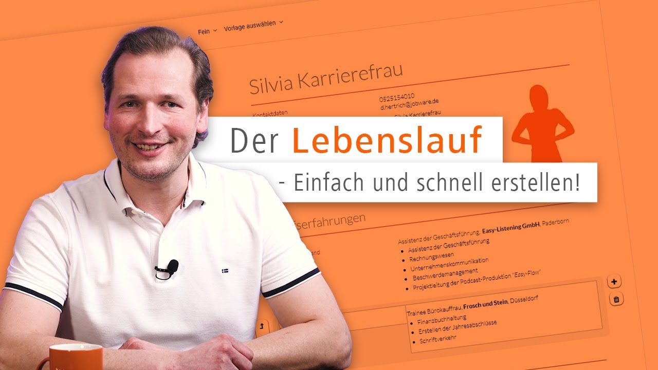 Der Lebenslauf - Einfach und schnell erstellen | JobwareTV