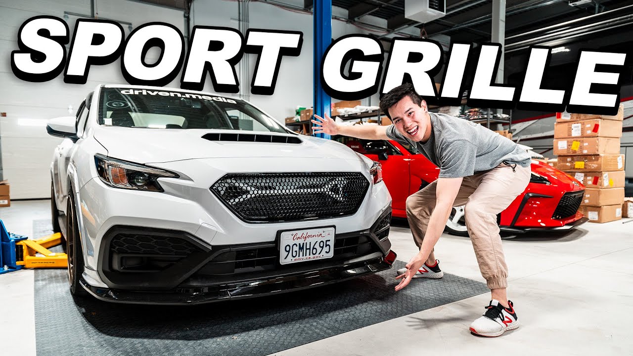 22+ WRX Front Sport Grille & Brace Install!