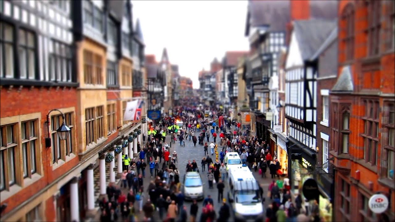 Time Lapse of Chester taken from the Eastgate Clock