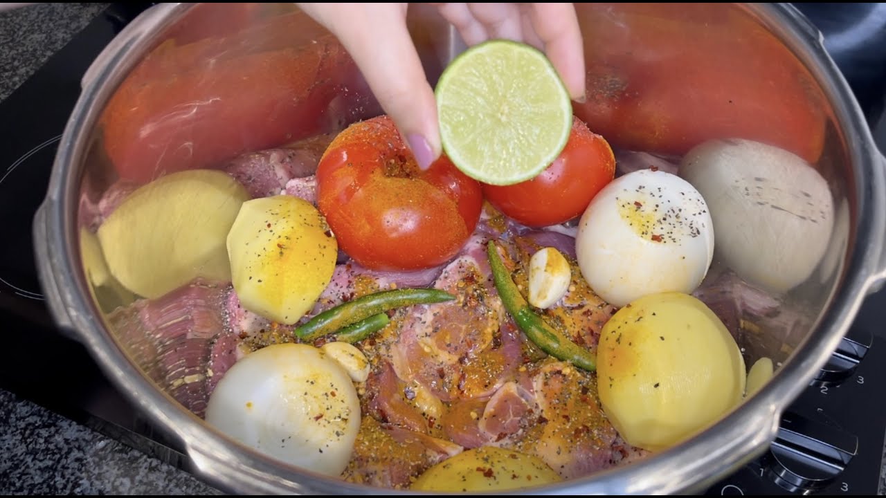 Easy Mutton Rosh In Pressure Cooker | Afghani Mutton Dum Pukht Recipe