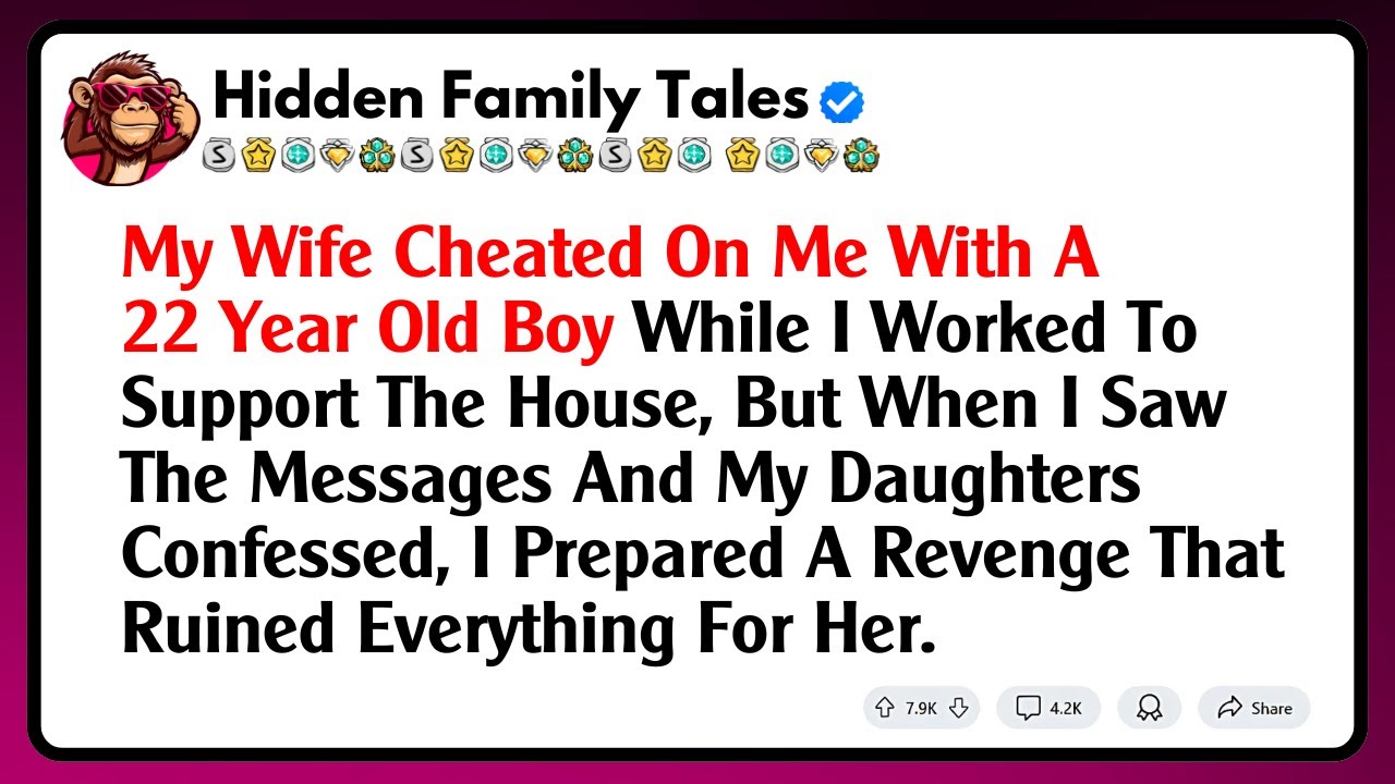 My Wife Cheated On Me With A 22 Year Old Boy While I Worked To Support The House, But When I Saw...