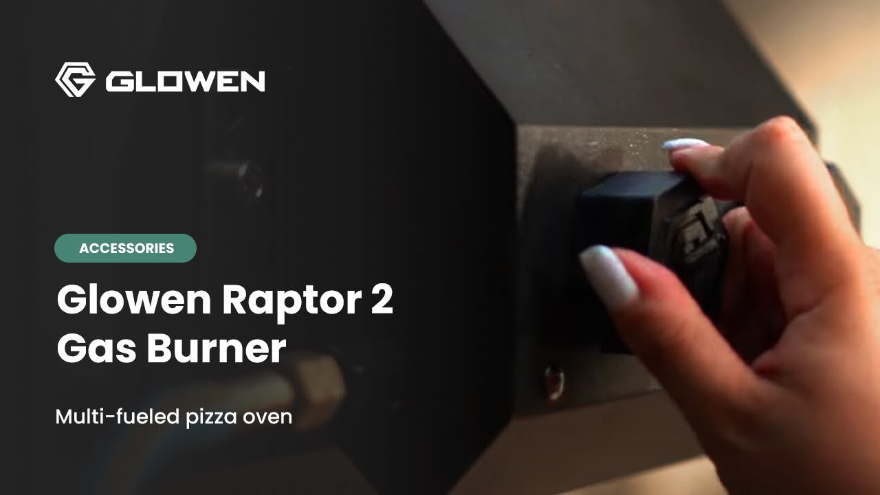 Glowen Raptor 2 | Multi-fueled pizza oven | Gas Burner | Ignition at the turn of a dial