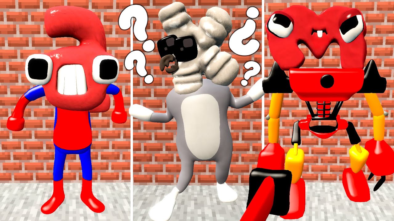 COMBINE NEW LOWERCASE ALPHABET LORE & 3D SANIC CLONES MEMES in Garry's Mod!