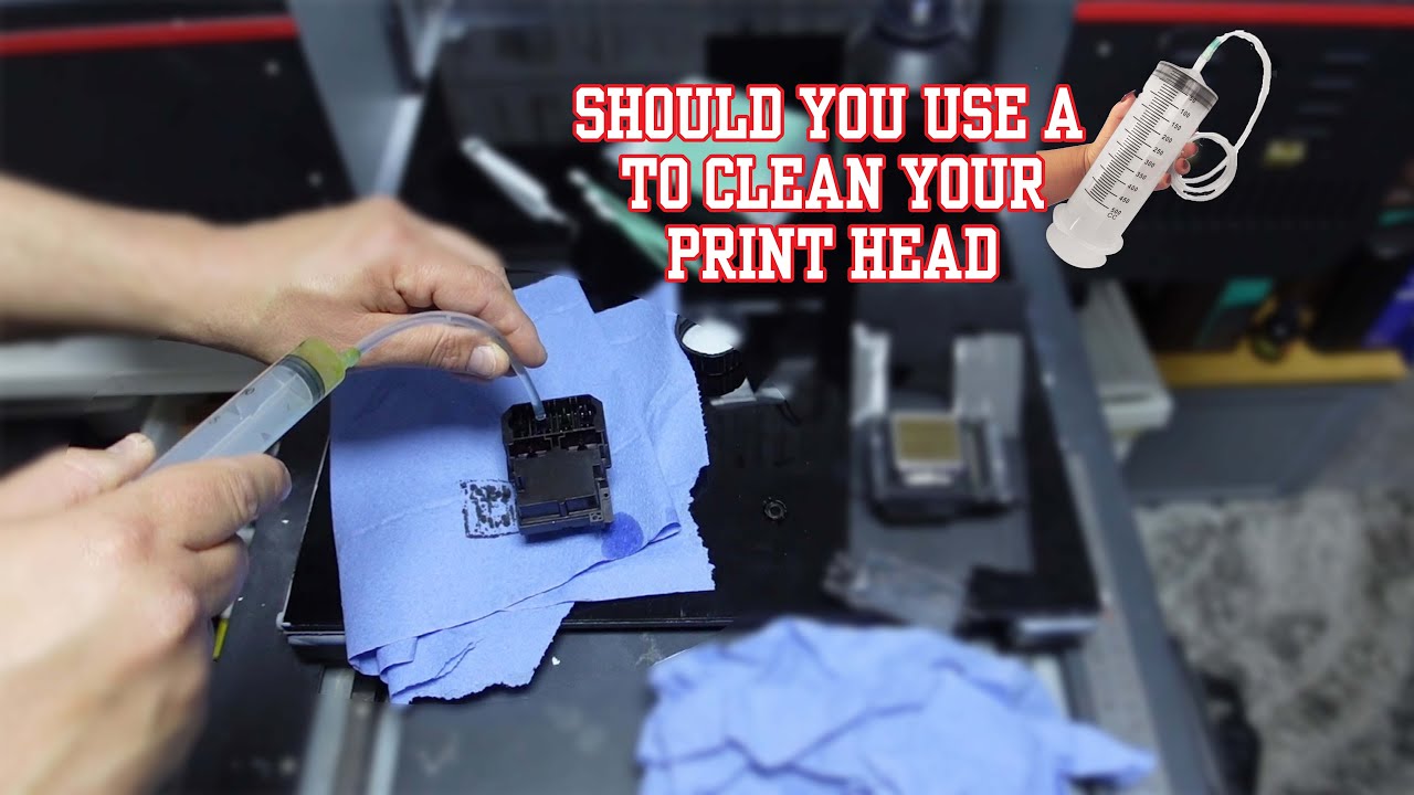 Cleaning / Unclog the TX800 Print Head on a UV Printer. DONT BUY NEW UNTILL YOU WATCH THIS!