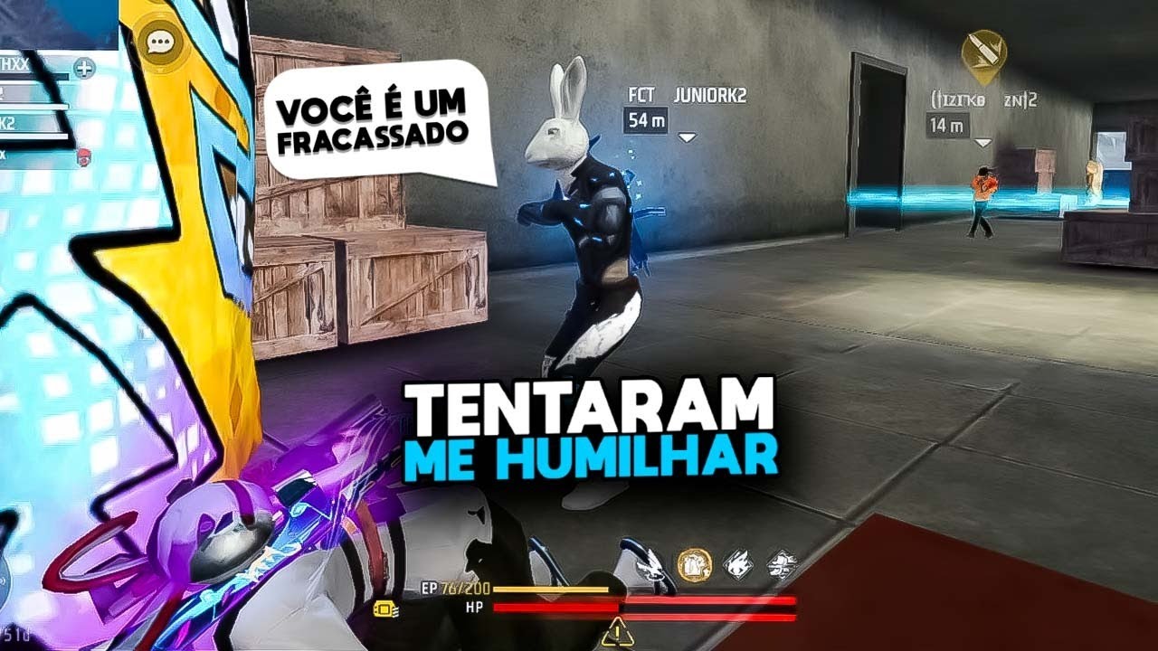 TENTARAM ME HUMILHAR E TIVE QUE ATIVAR O MODO DEUS NO FREE FIRE!