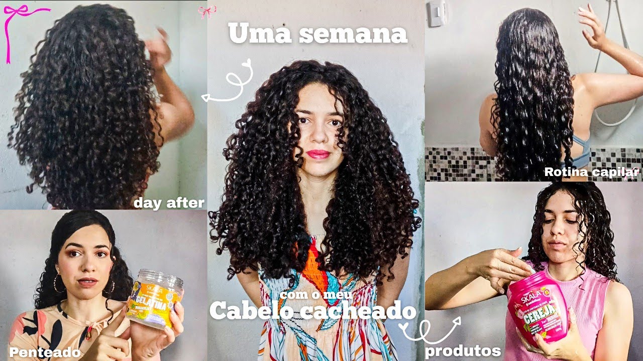 VLOG: UMA SEMANA COM O MEU CABELO CACHEADO 🫧