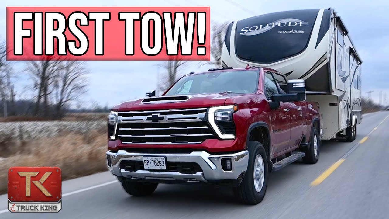 Как тянет? Тестирование буксировки Chevrolet Silverado 3500 2024 года: мощность, грузоподъёмность...