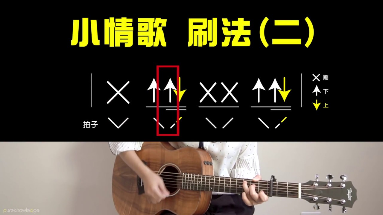 【Pure Knowledge】第十集：『小情歌』吉他彈唱教學