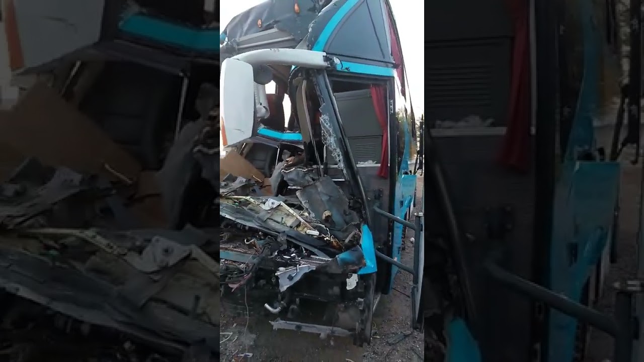Kohistan bus badly damaged in accident..#shorts #youtube #youtubeshort #youtuber