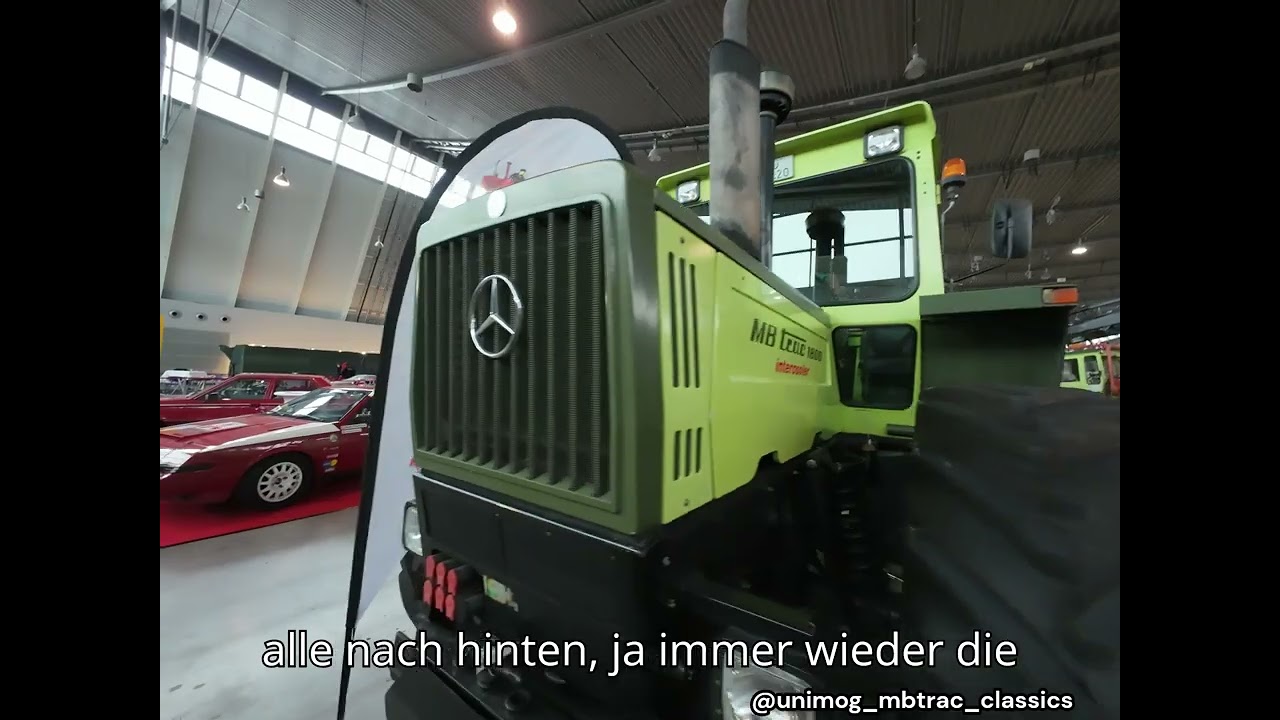 Retro Classics 2025 - Rundgang Unimog, MBtrac, Polizei, Bundeswehr