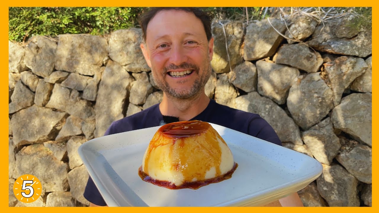 FLAN VAINILLA muy Cremoso SIN HORNO! - Recetas en 5 Minutos