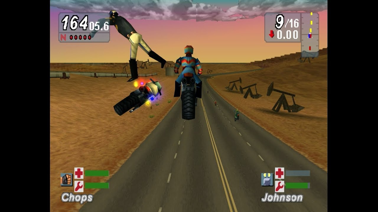 Ps1 - Road Rash Jailbreak - Longplay
