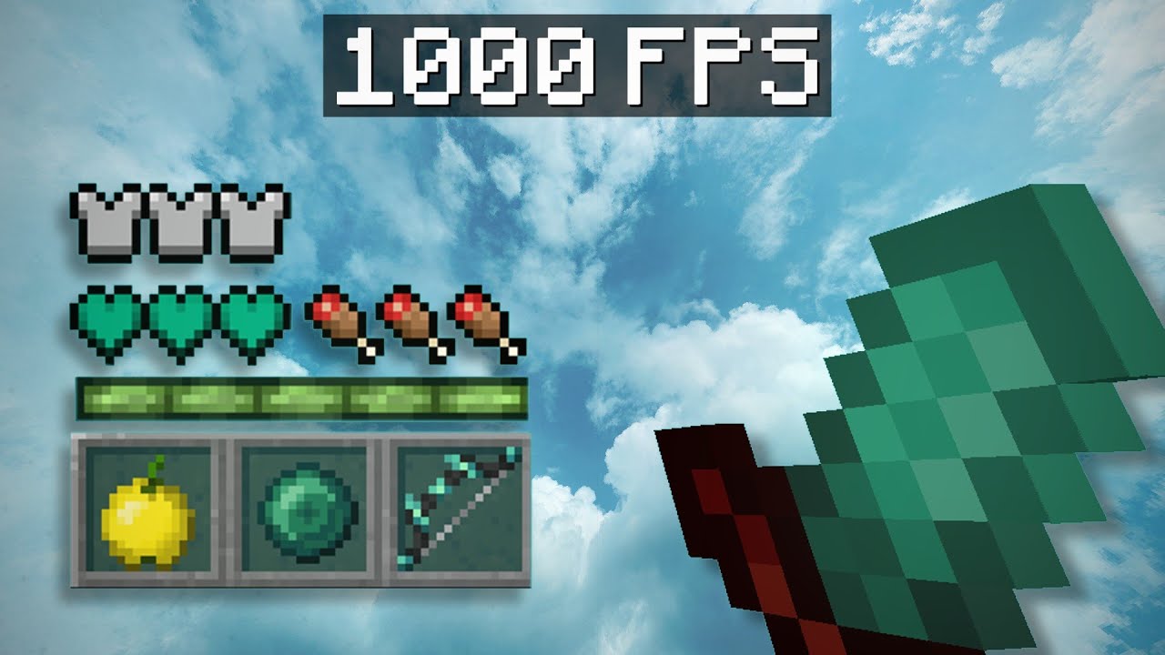 TESTEI as MELHORES Texturas DEFAULT pro BedWars (1000+ FPS)