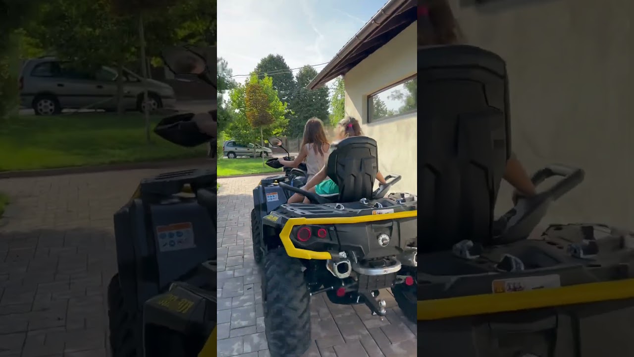 Cand vrei sa mergi si cu atv-ul cel mare💚💚💚