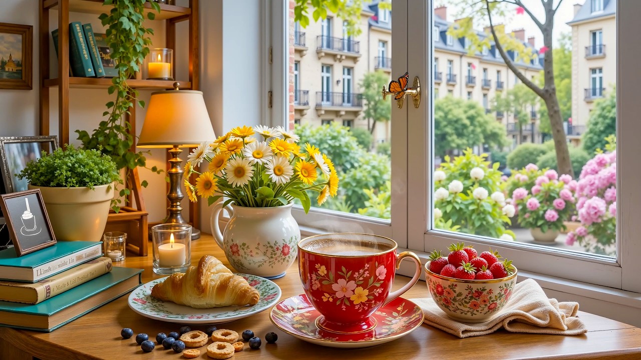 Positive Summer Jazz ☕ Stress Relief & Deep Focus with Happy Morning Coffee and Smooth Bossa Nova