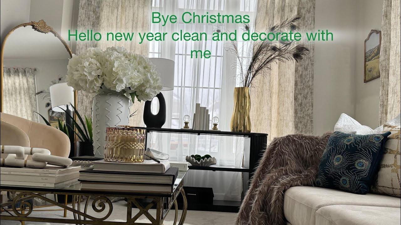 New year, clean and decorate with me#Galleria home#Luxury home#House to home ￼