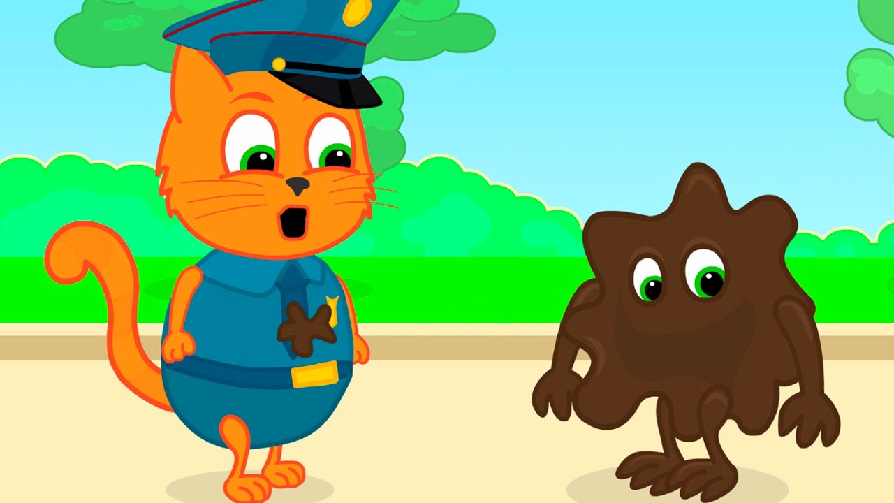 Familia de Gatos - ¿Quién se esconde detrás de la máscara? Dibujos Animados Para Niños