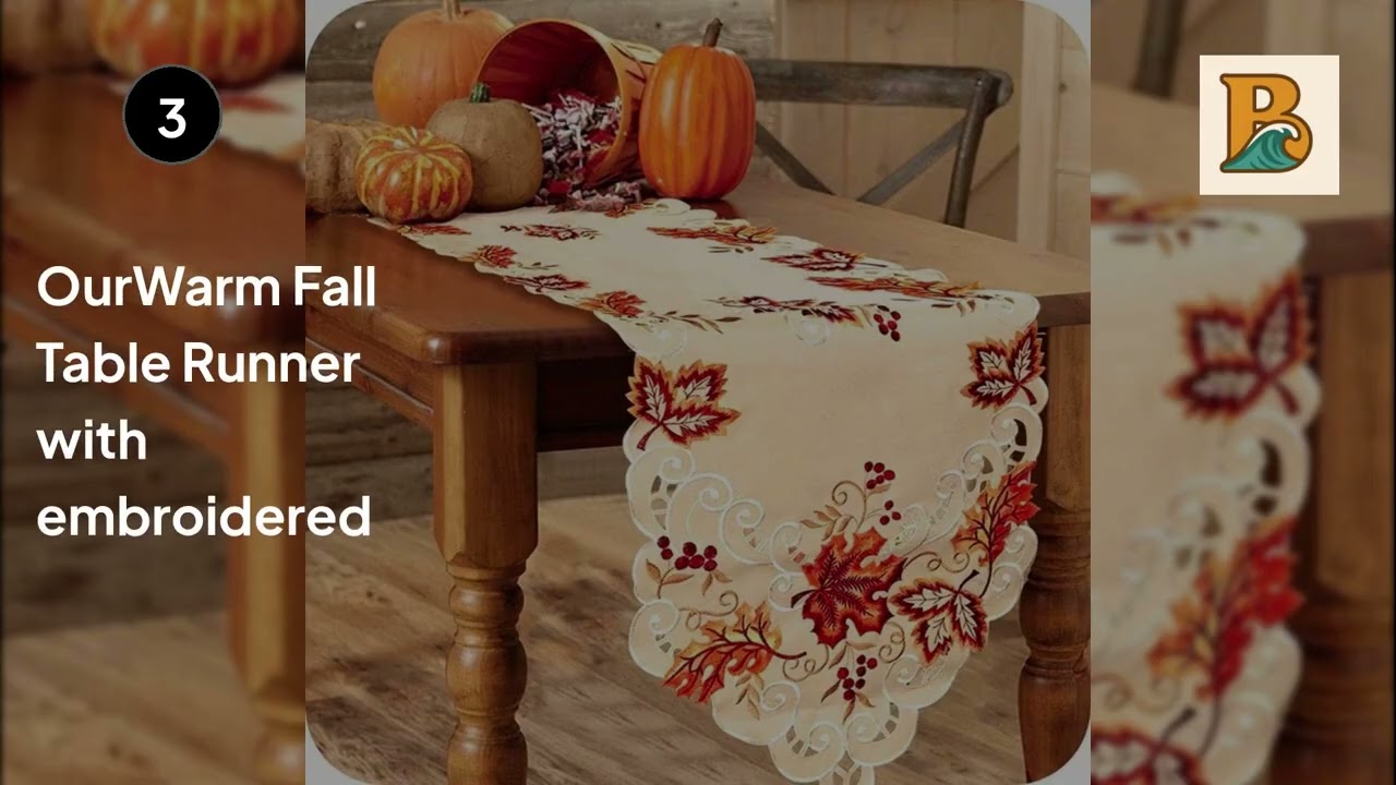Top 5 Thanksgiving Table Runners on Amazon  Betties reviews