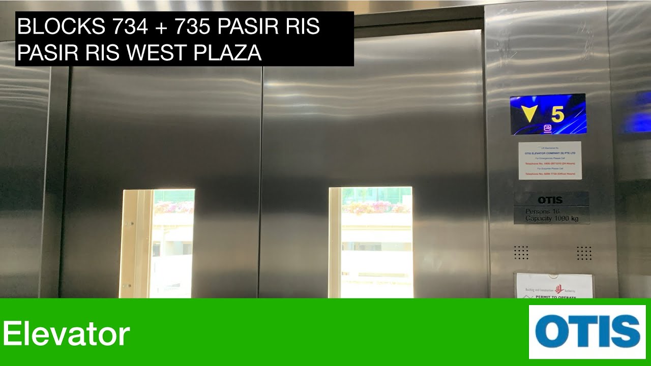 HDB Block 734/735 Pasir Ris West Plaza || Otis Elevator 🛍️