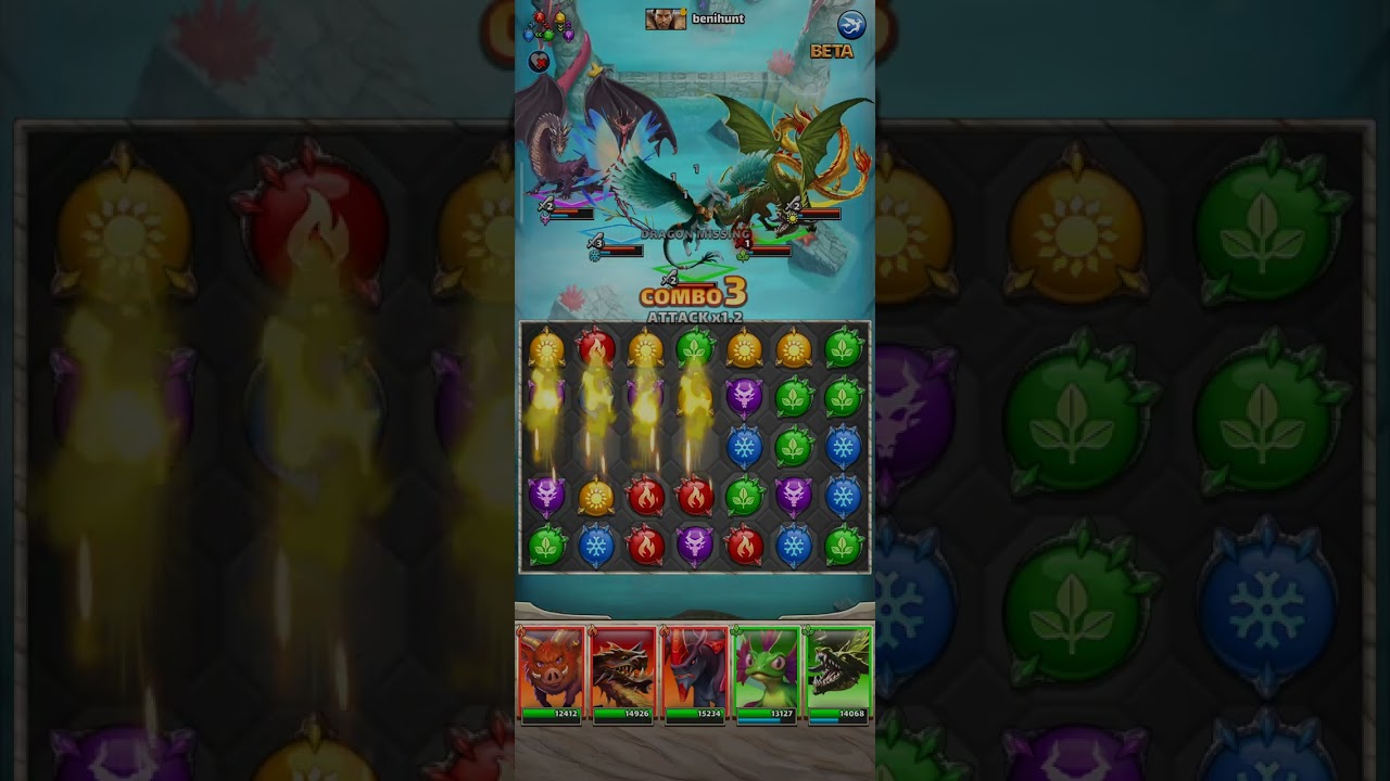 Empires and Puzzles - dragon tournament hits, day 4