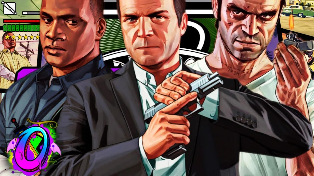 Garotas de Animes Reagem Michael, Franklin & Trevor (Grand Theft Auto) - 𝐕 | @M4rkim