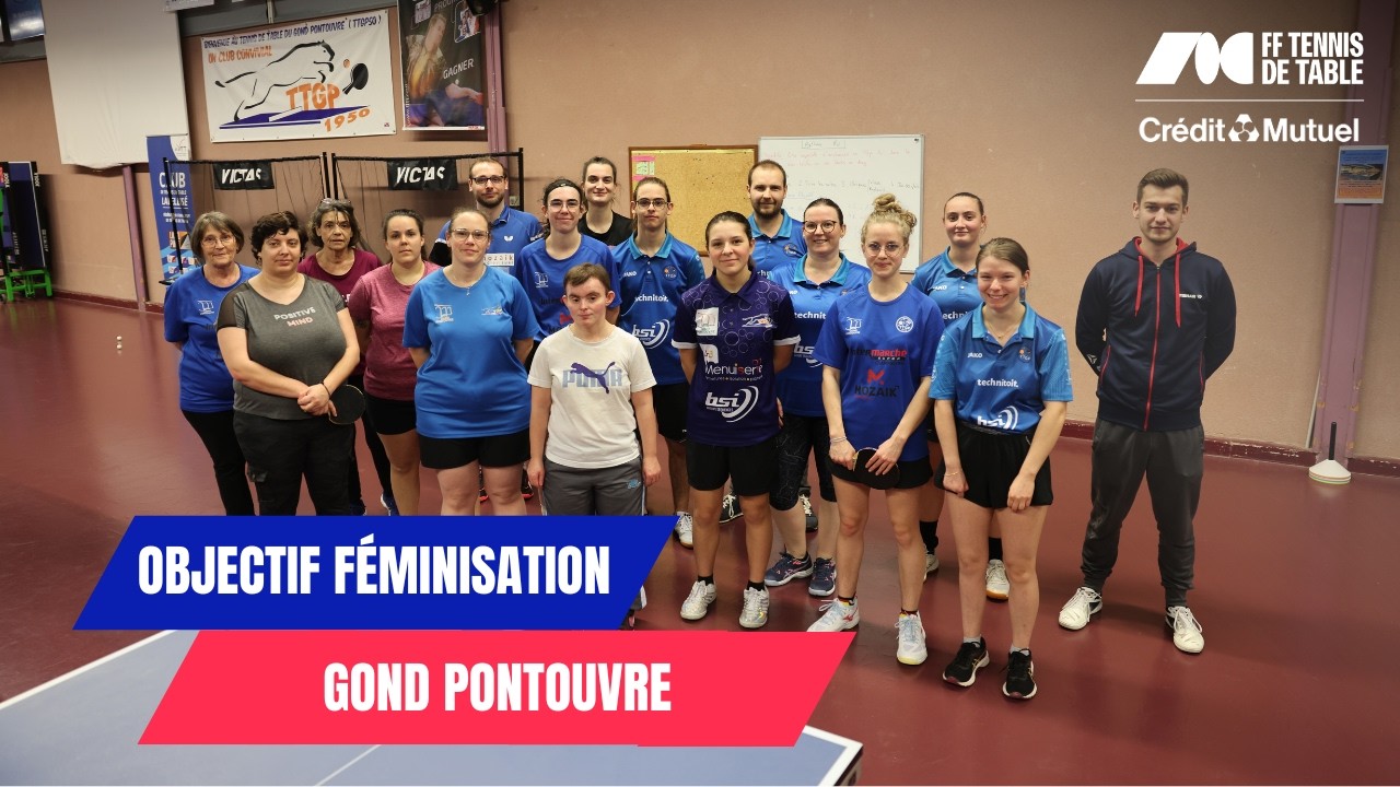 Objectif féminisation | TT Gond Pontouvre | Des filles pour animer, arbitrer et communiquer