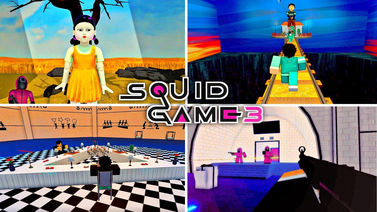 Squid Game 3 - All Season 1 & 2 Games (Full Walkthrough) - Roblox